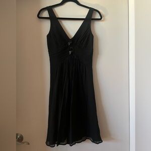 Express Elegant Black Sleeveless Mini Dress